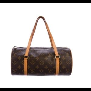 Louis Vuitton Papillon Handbag Monogram Canvas